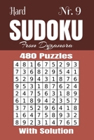 Hard Sudoku Nr.9: 480 puzzles with solution 169579477X Book Cover