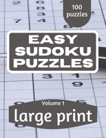 Easy Sudoku Puzzles: Sudoku Puzzle Book for Everyone With Solution Vol 1 B08VRHQGJR Book Cover