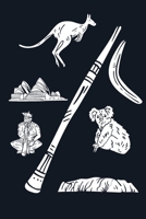 Reisetagebuch Australien: Ikonen Australiens Edition | Das Tagebuch für Australien Reisende und Weltenbummler zum Selberschreiben, Ausfüllen und Gestalten (German Edition) 1679509365 Book Cover