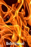 Bullet Journal: Burning Fire Design: a 100 page 6x9 dot grid notebook for creating whatever you desire 1698956614 Book Cover