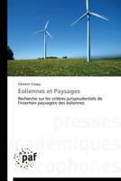 Eoliennes et Paysages 384162734X Book Cover