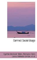 Correct Social Usage 1022102451 Book Cover