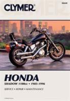 Honda Shadow 1100cc V-Twin, 1985-1996: Service, Repair, Maintenance 0892876808 Book Cover