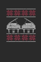 Christmas Piano: Graph Paper Notebook (6 x 9 - 120 pages) Christmas Themed Notebook for Daily Journal, Diary, and Gift 1700663852 Book Cover