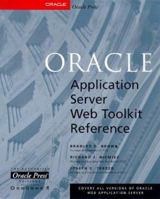 Oracle Web Application Server Web Toolkit Reference 0078824338 Book Cover