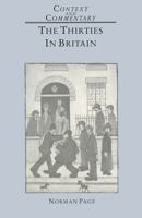 The Thirties in Britain 0333419278 Book Cover