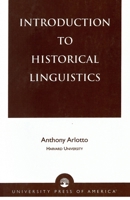 Introduction to Historical Linguistics 081911460X Book Cover