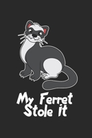 Frettchen Notizbuch: Frettchen Notizbuch f�r Liebhaber / Notizheft / Notizblock A5 (6x9in) Dotted Notebook / Punkteraster / 120 gepunktete Seiten 1671311019 Book Cover