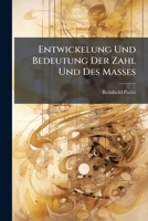 Entwickelung Und Bedeutung Der Zahl Und Des Masses 1246427699 Book Cover