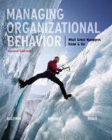 Managing Organizational Behavior: What Great Managers Know and Do 0073530409 Book Cover