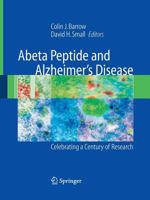 Abeta Peptide and Alzheimer's Disease 144716234X Book Cover