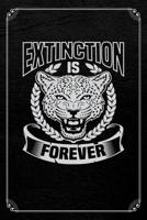 Extinction Is Forever: Cheetah Conservation Wildlife Animal Journal Blank Lined Notebook 107254928X Book Cover