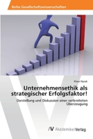 Unternehmensethik als strategischer Erfolgsfaktor! 3639478606 Book Cover