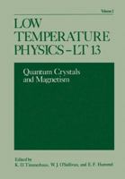 Low Temperature Physics: International Conference Proceedings 1461345227 Book Cover