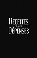 RECETTES DÉPENSES: Registre comptable simplifié | 100 pages | A5 1701733056 Book Cover