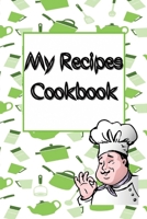 My recipes cookbook: Blank Recipe Cookbook to Write In, Collect the Recipes You Love in Your Own Custom Recipe Notebook 1716289386 Book Cover