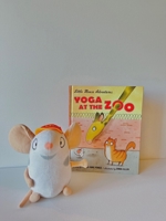 Yoga at the Zoo Book & Little Mouse Plush Set – Fun Interactive Story with Adorable Character Companion 1571024689 Book Cover