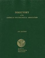 Directory of American Psychological 1557984239 Book Cover