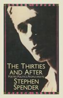 The 30's and After: Poetry, Politics, People, 1930's-1970's 0006341071 Book Cover