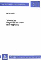 Theorie Der Kognitiven Semantik Und Pragmatik 3820454632 Book Cover
