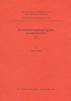 Das Christlich-Koptische Agypten in Arabischer Zeit (Teil 2: D-F) : Eine Sammlung Christlicher Satten in Agypten in Arabischer Zeit, Unter Ausschlua Von Alexandria, Kairo, des Apa-Mea-Klosters, der Sk 3882262095 Book Cover