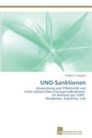 Uno-Sanktionen 3838136098 Book Cover
