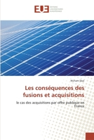 Les conséquences des fusions et acquisitions 6131559414 Book Cover