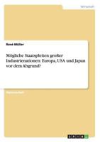 M�gliche Staatspleiten gro�er Industrienationen: Europa, USA und Japan vor dem Abgrund? 3842881819 Book Cover