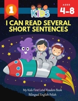 I Can Read Several Short Sentences. My Kids First Level Readers Book Bilingual English Polish: 1st step teaching your child to read 100 easy lessons ... and coloring pages for kids ages 4-8 jumbo B089TXGQL1 Book Cover