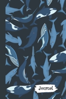 Journal: Hammerhead Shark & Killer Whale Themed Diary with Blank Lined Notebook Paper 1710280255 Book Cover