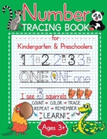 Number Tracing Book: Trace Numbers Practice Workbook for Kindergarten and Preschoolers B092PJ5Z5X Book Cover