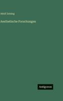 Aesthetische Forschungen (German Edition) 3563692297 Book Cover