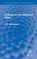 A Study on the Minimum Wage 1032182849 Book Cover