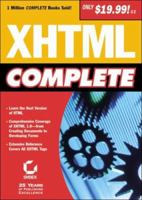 XHTML Complete 078212822X Book Cover