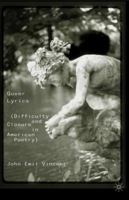 Queer Lyrics: Difficulty and Closure in American Poetry 0312294972 Book Cover
