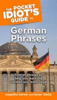 The Pocket Idiot's Guide to German Phrases 1592573665 Book Cover