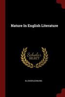Nature in English literature 101605159X Book Cover