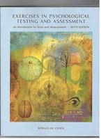 Exercises in Psychological Testing and Assessment 0073129100 Book Cover
