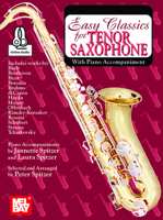 Easy Classics for Tenor Saxophone - with Piano Accompaniment 0786624663 Book Cover