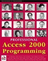 Professional Access 2000 Programming 1861004087 Book Cover