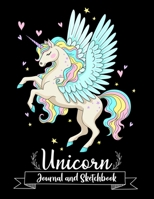 Unicorn Journal and Sketchbook: Cute Unicorn for Journal and Notebook with Lined and Blank Pages, 110 Pages, 8.5" x 11", Perfect for Journal, Doodling, Sketching and Notes 1679612549 Book Cover