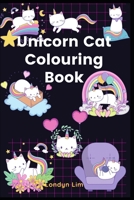 Unicorn Cat Colouring Book: For age 3-8 B09SFM9694 Book Cover