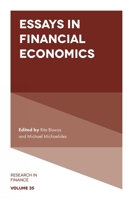 Essays in Financial Economics 1789733901 Book Cover