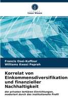 Korrelat von Einkommensdiversifikation und finanzieller Nachhaltigkeit 6203174785 Book Cover