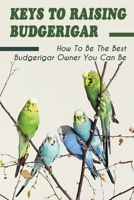 Keys To Raising Budgerigar: How To Be The Best Budgerigar Owner You Can Be: Budgerigar Parrots' Behaviors B09C1GMDZQ Book Cover
