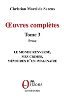 OEuvres complètes: Tome 3 - Prose (Littératures) (French Edition) B0CZDLX5RK Book Cover