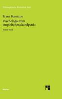 Psychologie vom empirischen Standpunktkt 3787300139 Book Cover