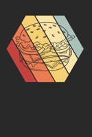 Burger Notizbuch: Burger Notizbuch für Liebhaber / Notizheft / Notizblock A5 (6x9in) Dotted Notebook / Punkteraster / 120 gepunktete Seiten (German Edition) 1675549923 Book Cover