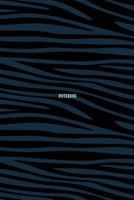 Notebook_Horizontal line, zebra pattern cover, 120pages, 6x9 inches 1725775220 Book Cover
