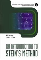 An Introduction to Stein's Method (Lecture Notes Series, Institute for Mathematical Sciences, Vol. 4) (Lecture Notes Series, Institute for Mathematical Sciences, National University of Singapore) 981256330X Book Cover